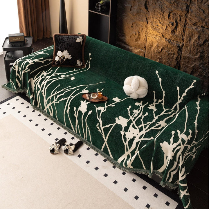 Lisslune | Twilight Branches Chenille Sofa Cover