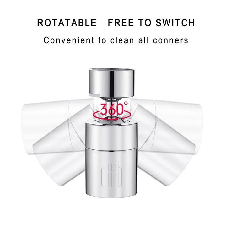 Lisslune | Rotatable Dual-Function Bubbler Faucet Head