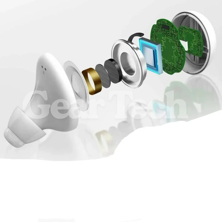 Lisslune | Bluetooth Hearing Aids – Rechargeable In-Ear Digital Hearing Aid with App Control | Discreet, Lightweight & Budget-Friendly for Adults & Seniors