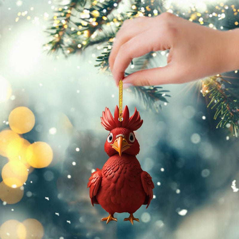 Lisslune | Cartoon Rooster Decorative Ornaments