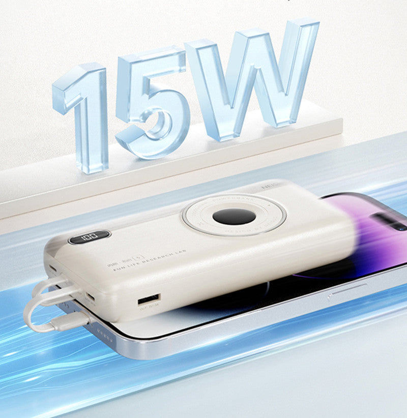 Lisslune | 20000mAh Built-In Cable Fast Charging Power Bank