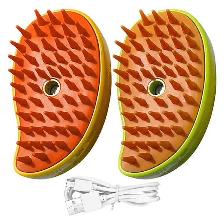 Lisslune | Steam Brush for Pet Grooming and Fur Care