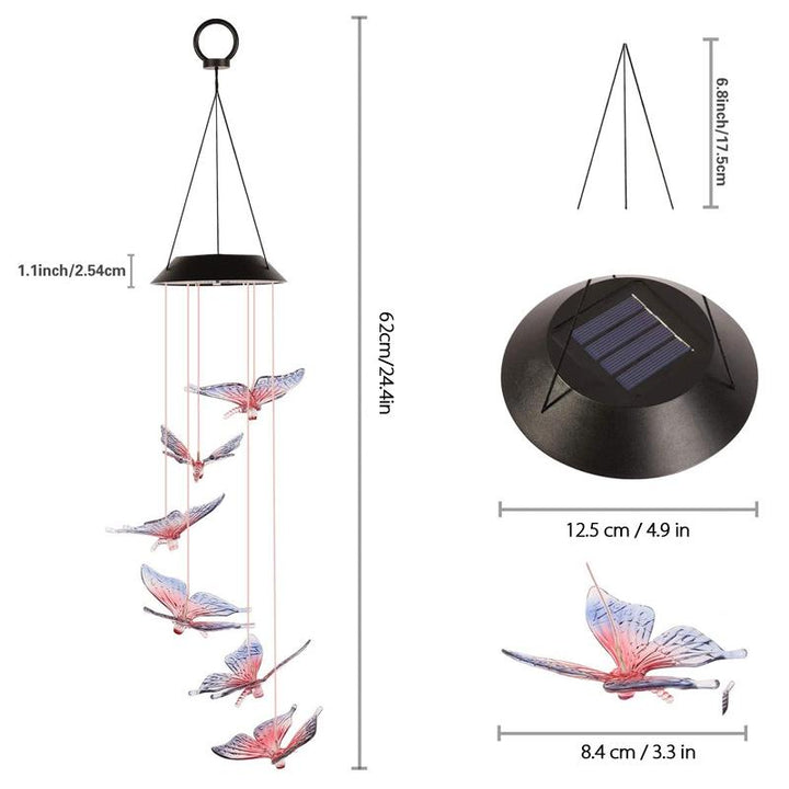Lisslune | Solar-powered butterfly lights