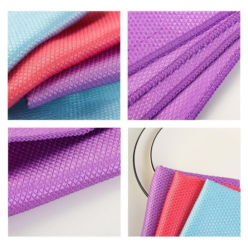 Lisslune | Fish Scales Microfiber Polishing Cloth Cleaning Cloth (5 pieces)