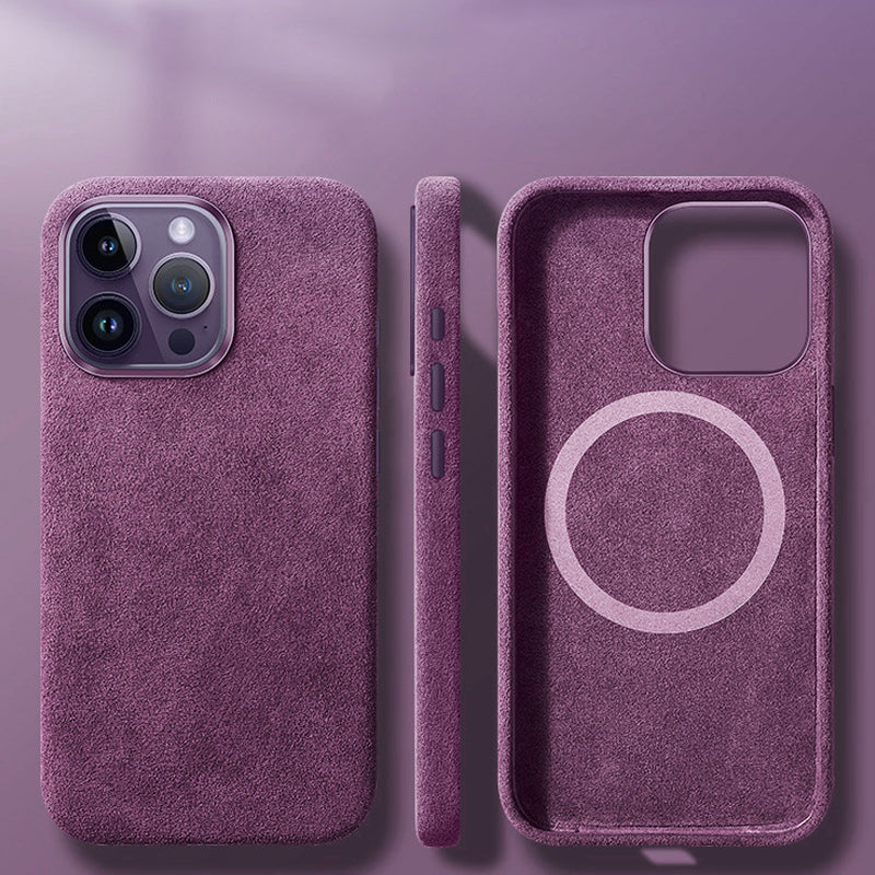 Lisslune | Italian Alcantara Magnetic Case for Iphone
