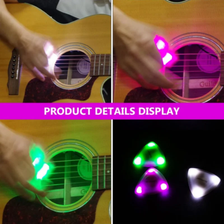 Lisslune | Light Up Guitar Plectrum