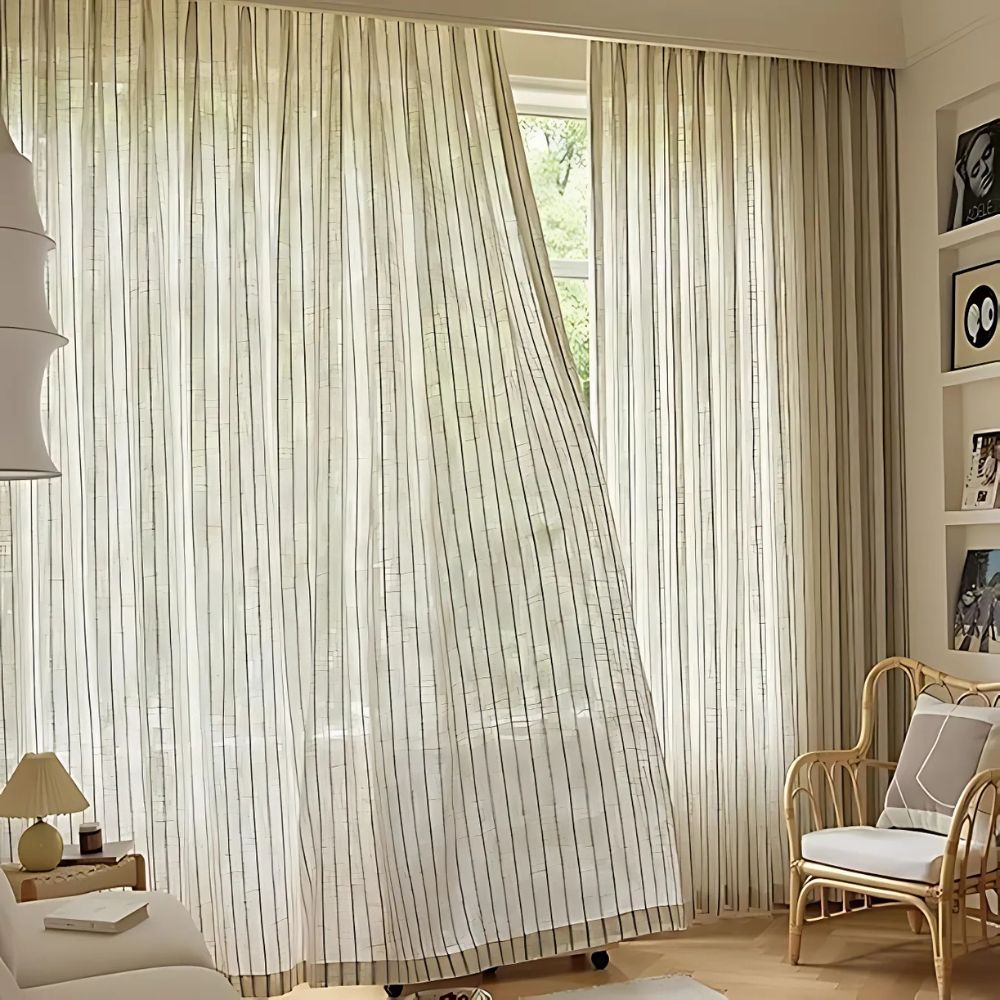 Lisslune | Soft Flow Vertical Stripe Curtain