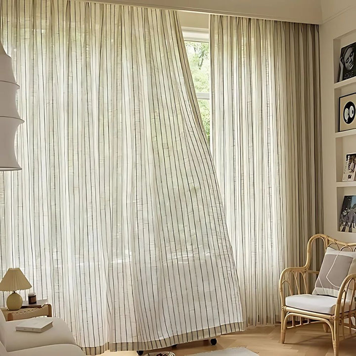 Lisslune | Soft Flow Vertical Stripe Curtain