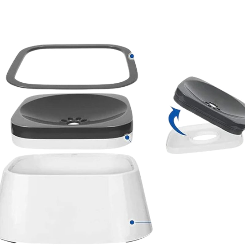 Lisslune | PawSip – Drip water-resistant liquid water bowl for dogs and cats