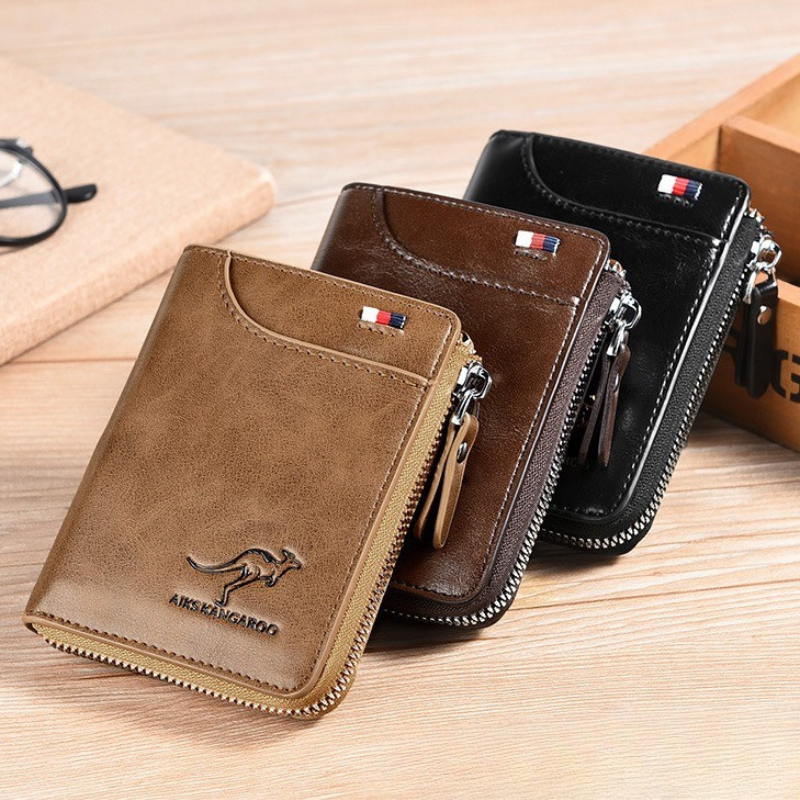 Lisslune | WalletPro – Men’s Genuine Leather RFID Anti-Theft Wallet
