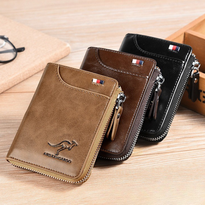 Lisslune | WalletPro – Men’s Genuine Leather RFID Anti-Theft Wallet