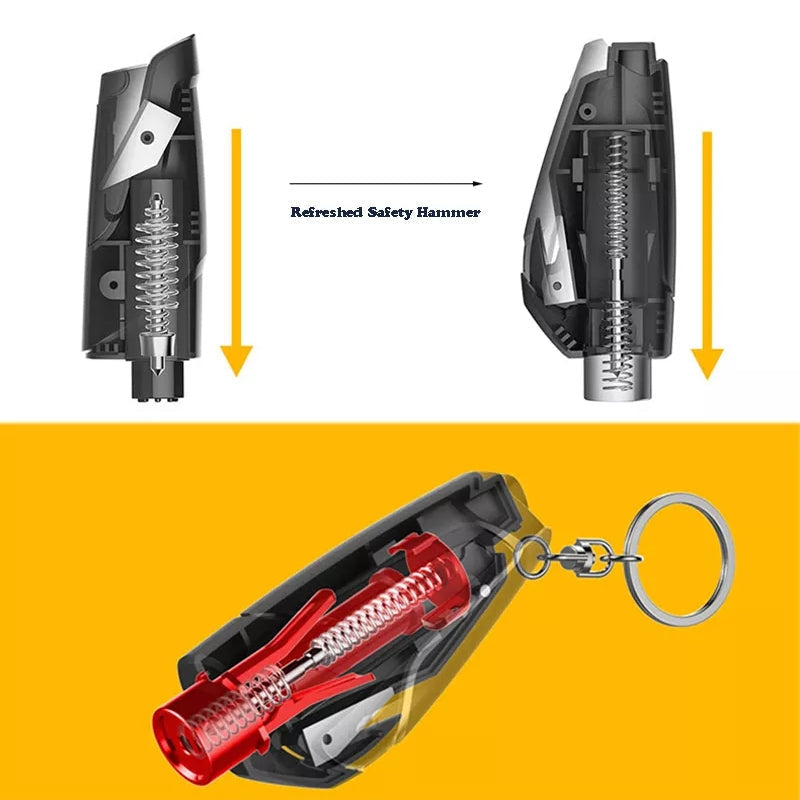Lisslune | Improved 3 in 1 Car Window Breaker