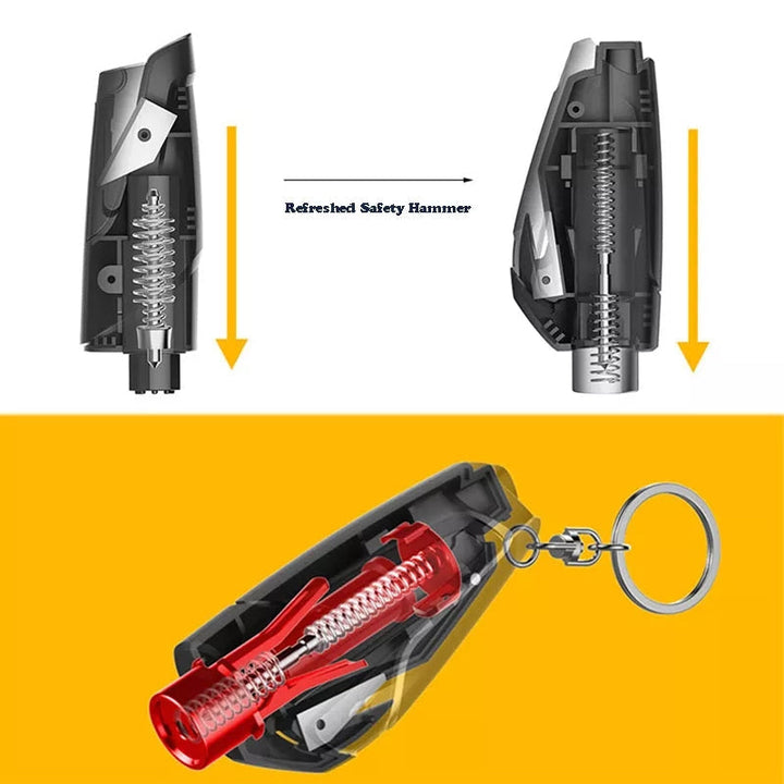 Lisslune | Improved 3 in 1 Car Window Breaker