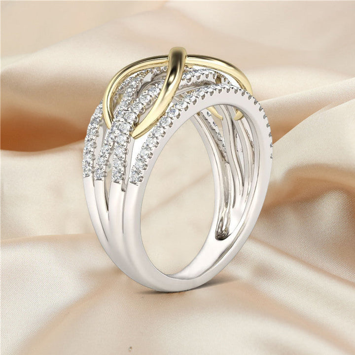 Lisslune | Mother & Daughter Forever Connected Together Ring