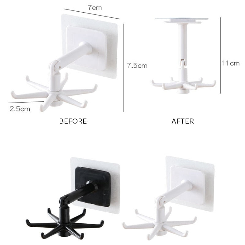 Lisslune | Punch Free Kitchen Dish Hook Organizer