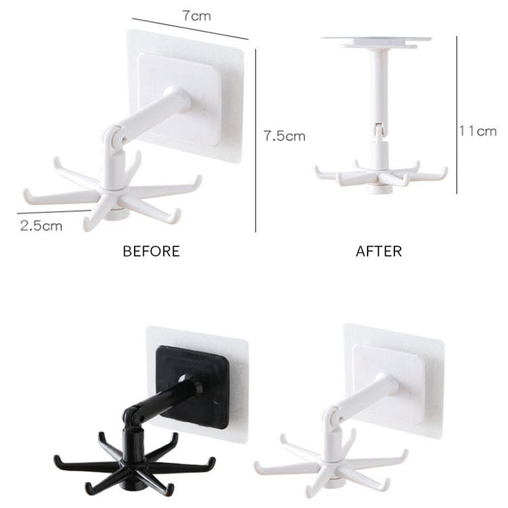 Lisslune | Punch Free Kitchen Dish Hook Organizer