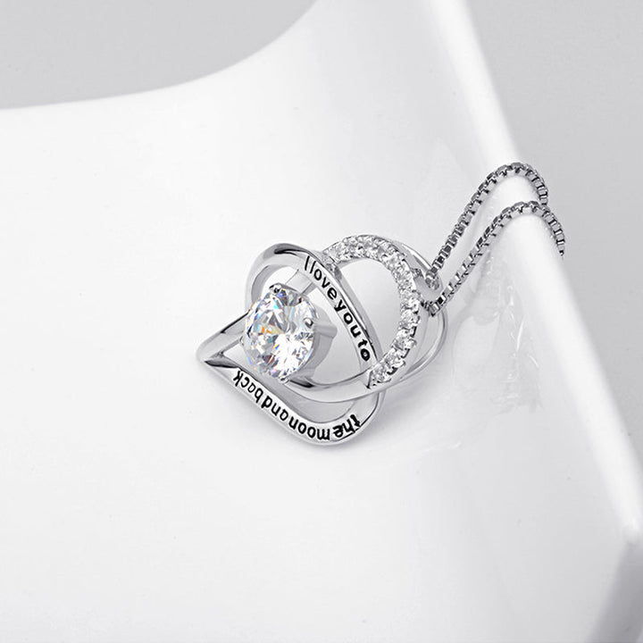 Lisslune | Letter Heart Necklaces for Mom