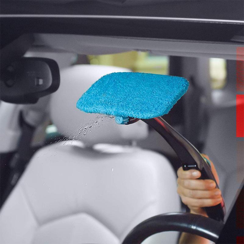Lisslune | Window cleaner, with reusable microfiber cover