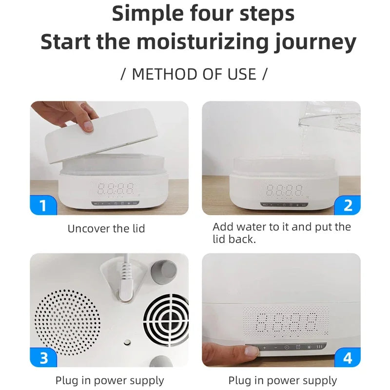Lisslune | 3in1 Mist Tune Air Humidifier Bluetooth Speaker