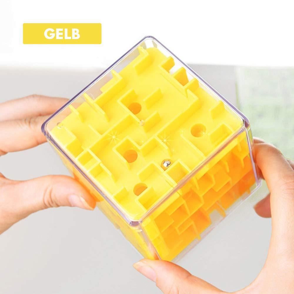 Lisslune | 3D Cube Puzzle Maze Toy (random color)