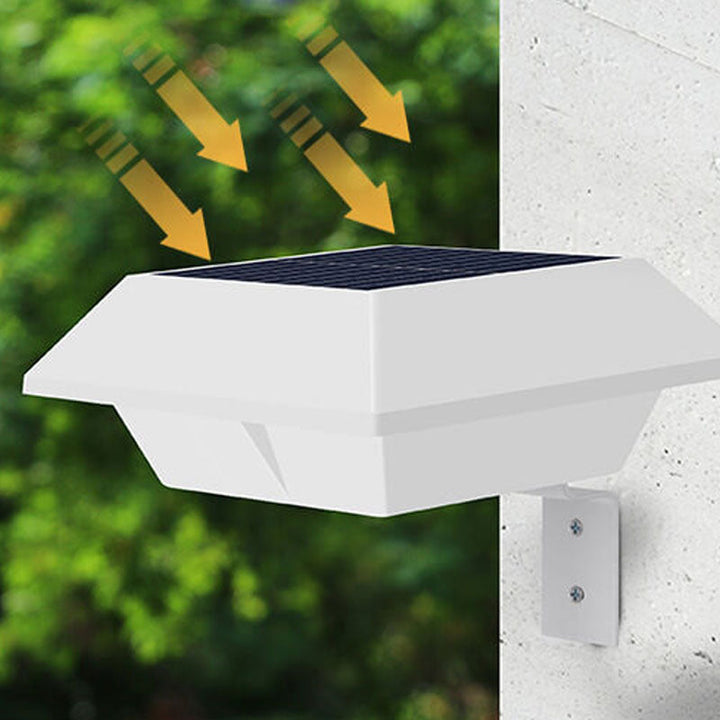Lisslune | Solar UFO Shape Design Fence Light LED Outdoor Wall Lamp
