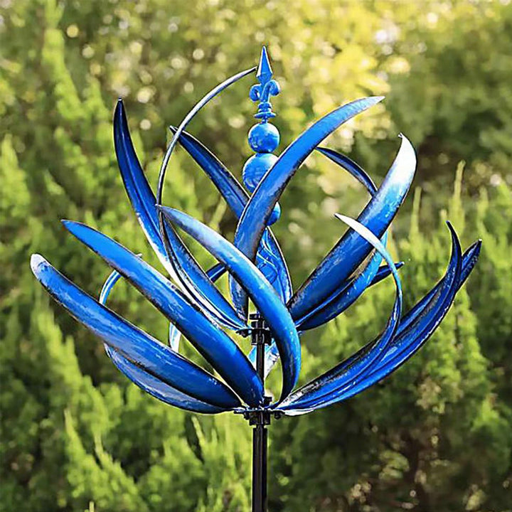 Lisslune | Blue Wind Spinner made of Metal