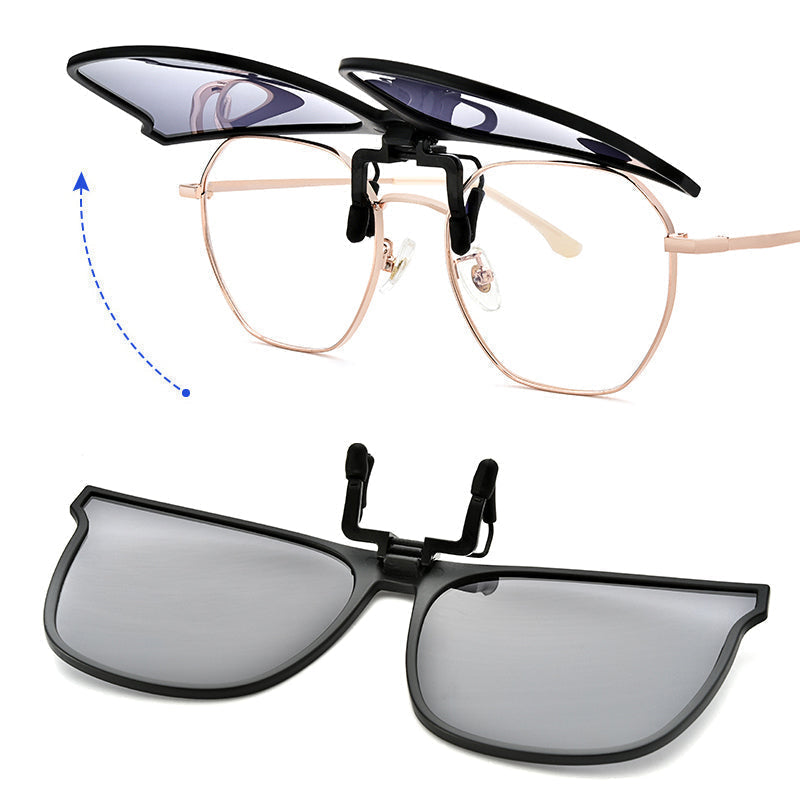 Lisslune | New polarized clip-on folding sunglasses
