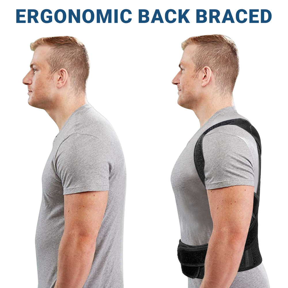 Lisslune | Posture Corrector Back Brace – Adjustable Lumbar Support Belt for Back Pain Relief & Spine Alignment | Unisex UK