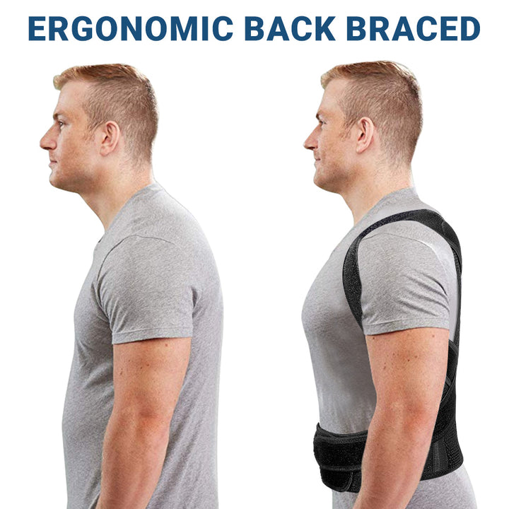 Lisslune | Posture Corrector Back Brace – Adjustable Lumbar Support Belt for Back Pain Relief & Spine Alignment | Unisex UK