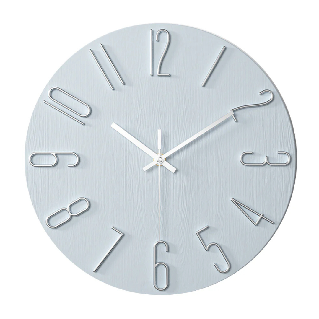 Lisslune | Noble Wall Clock – Modern & Silent Clock for Living Room