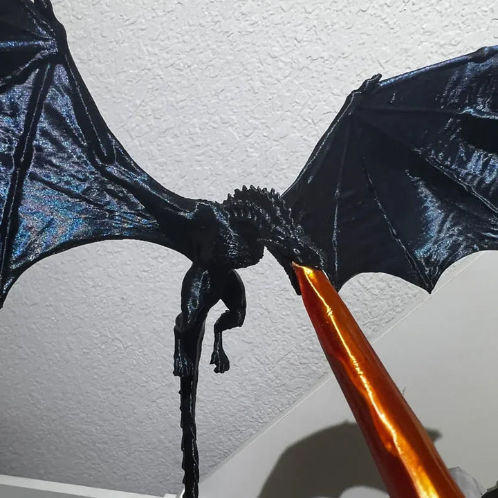 Lisslune | Book corner with dragon flame