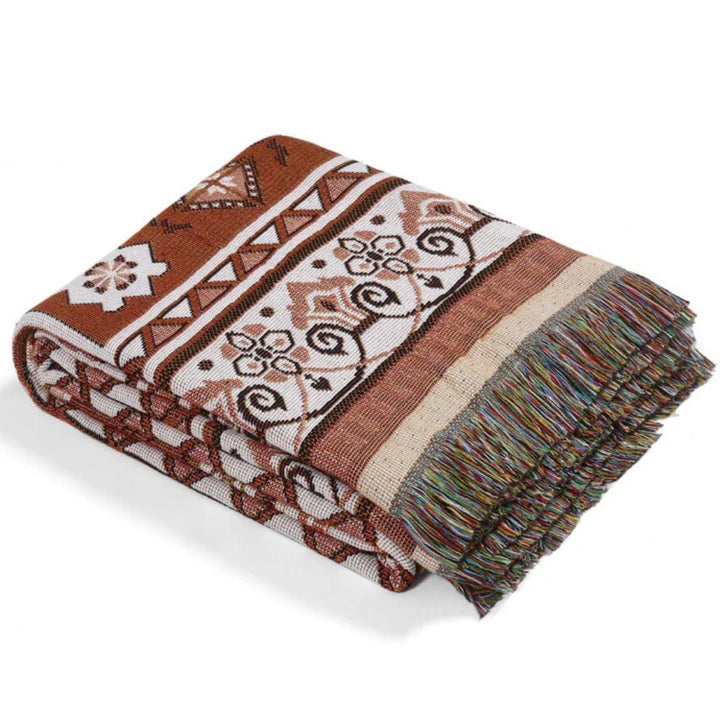 Lisslune | Bohemian Desert Mirage Throw Blanket