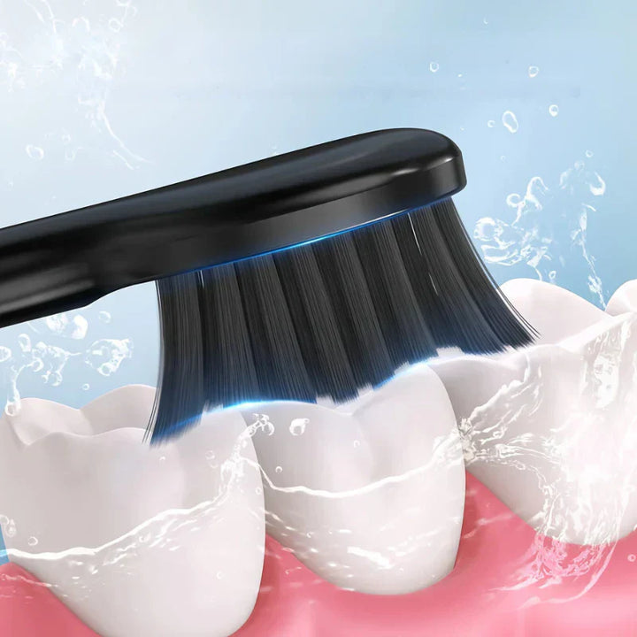 Lisslune | SonicPure Rechargeable Toothbrush – Whisper-Quiet, Powerful & Including 8 Brush Heads