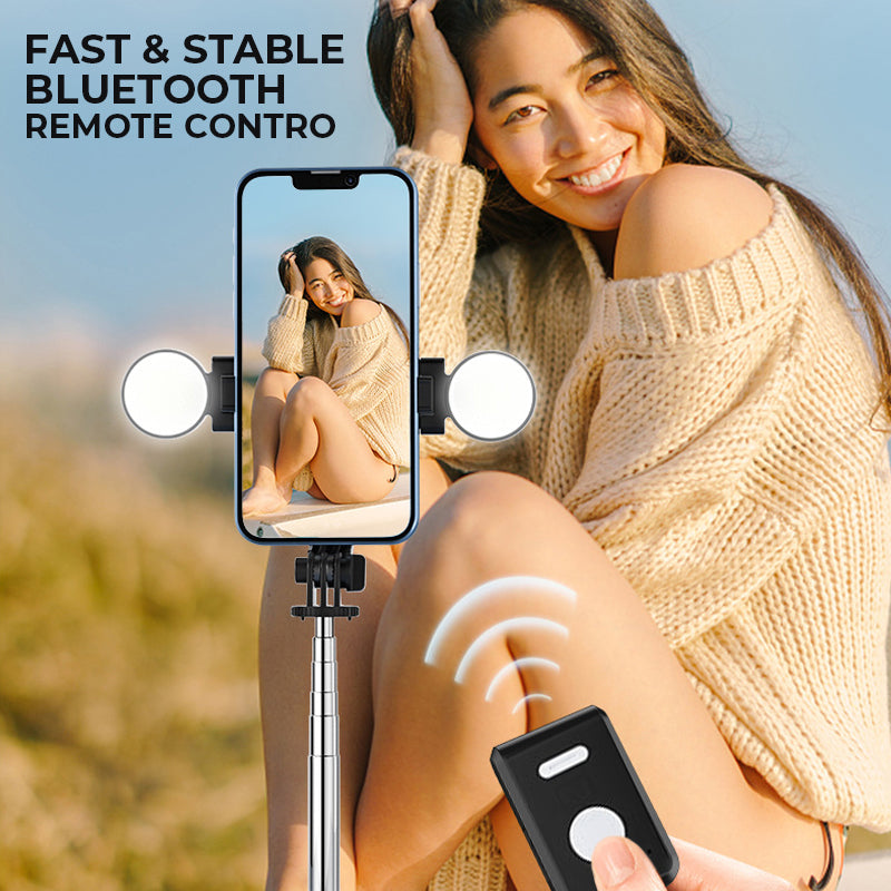 Lisslune | New 6 in 1 Bluetooth Selfie Stick