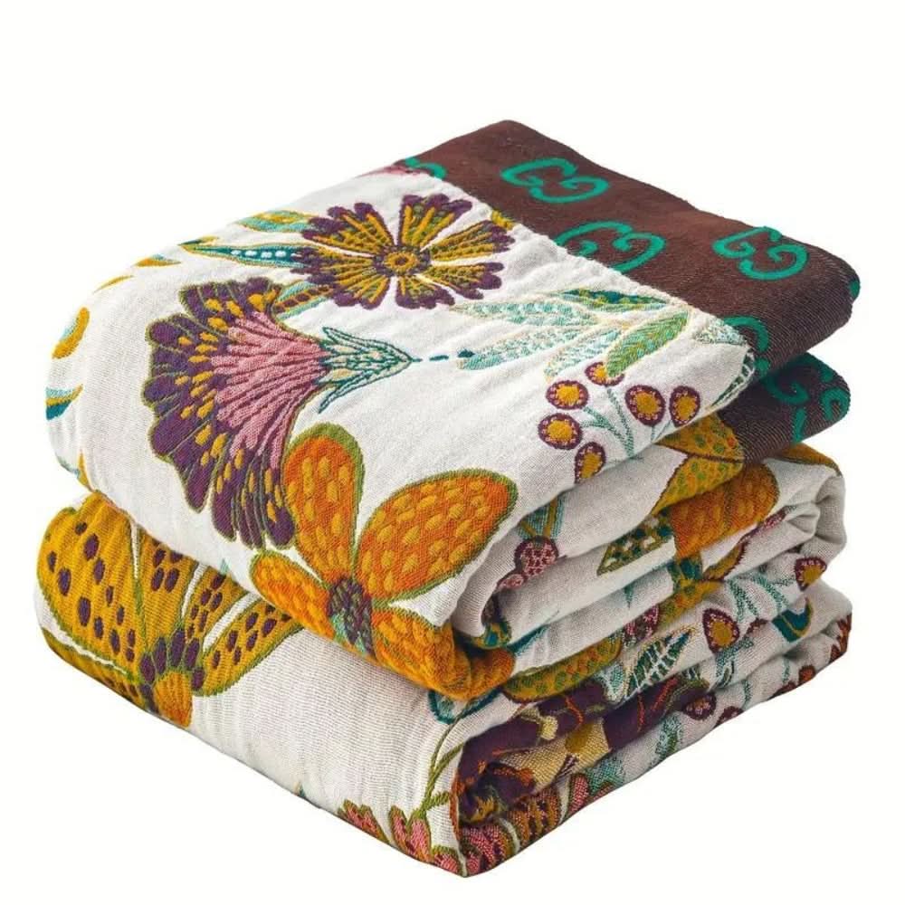 Lisslune | ILOW - Smooth Floral blanket