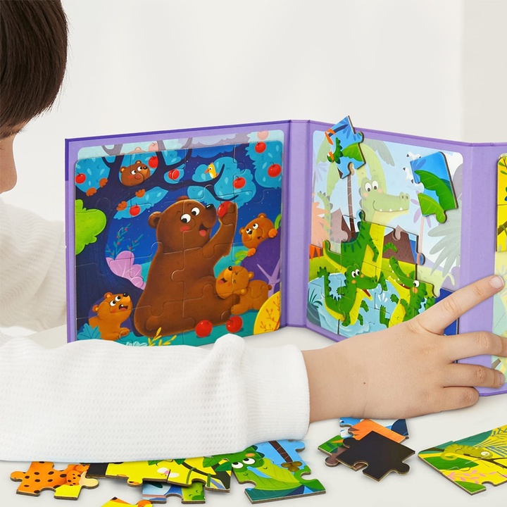Lisslune | 3-in-1 Magnetic Puzzle Book