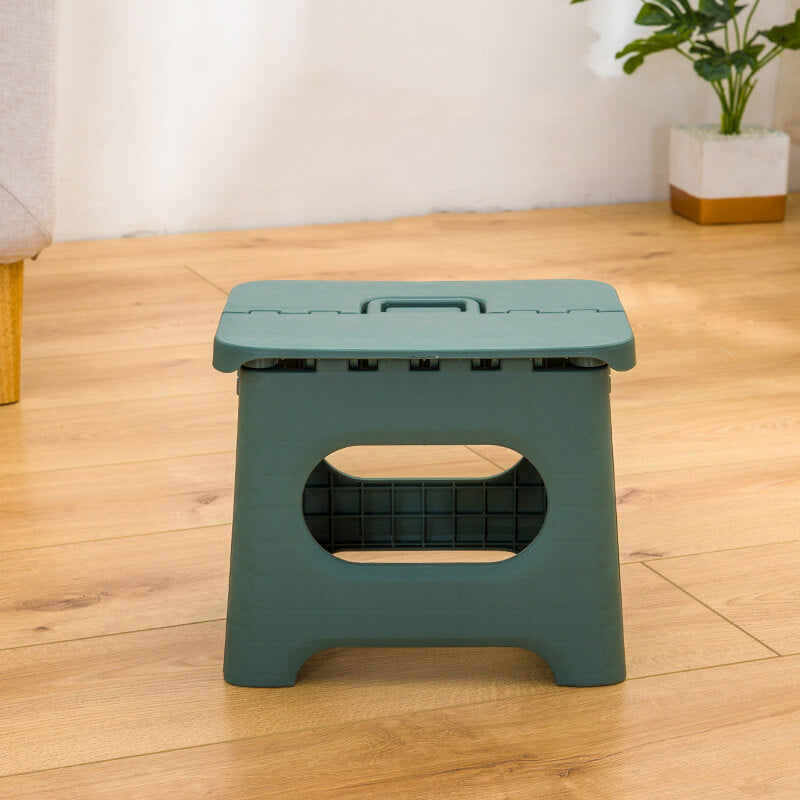 Lisslune | Folding Step Stool with Handle | Lightweight. Durable & Space-Saving for Kitchen. Bathroom. Office & Outdoor Use