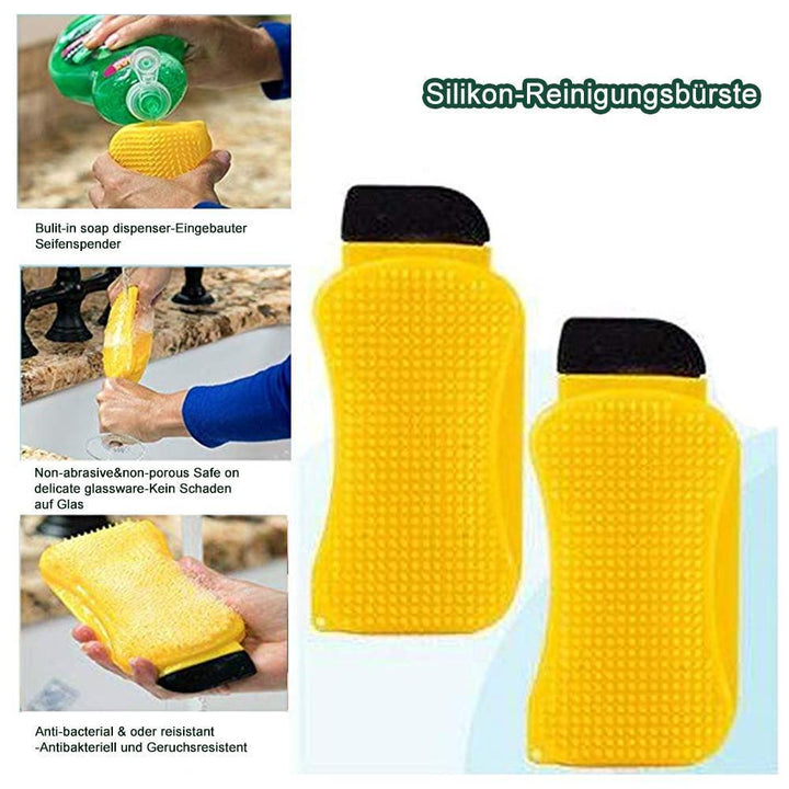 Lisslune | 3-in-1 Silicone Cleaning Brush