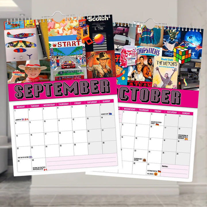 Lisslune | Back to the 80s - Wall Calendar 2025