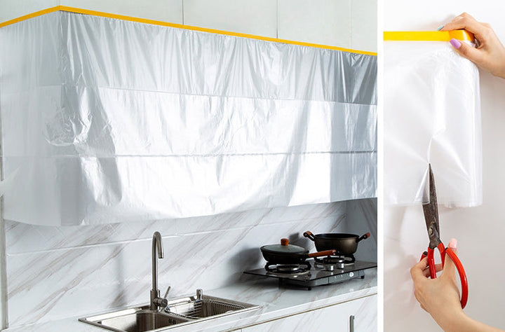 Lisslune | Multi-purpose Clear Plastic Anti-dust Cover, Durable & Waterproof, for Sofa, Closet, Couch, Table & More