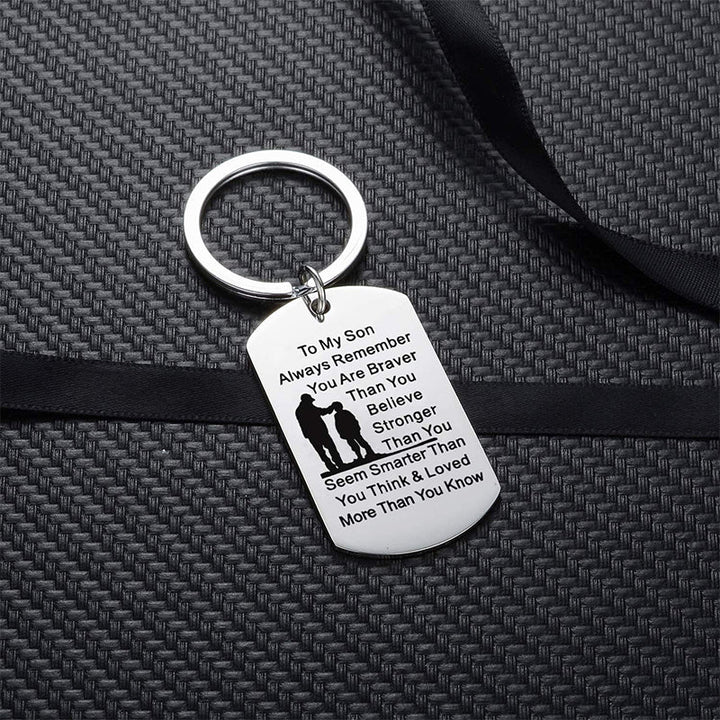 Lisslune | Mother's Day Engraving Metal Keychain with Box