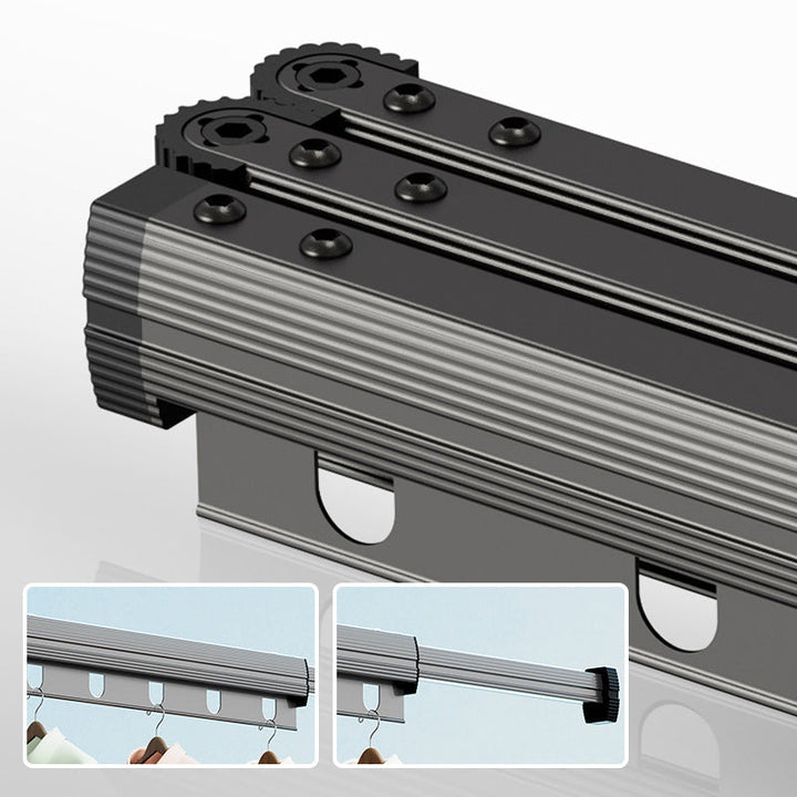 Lisslune | Foldable clothes rack for wall mounting with suction cup