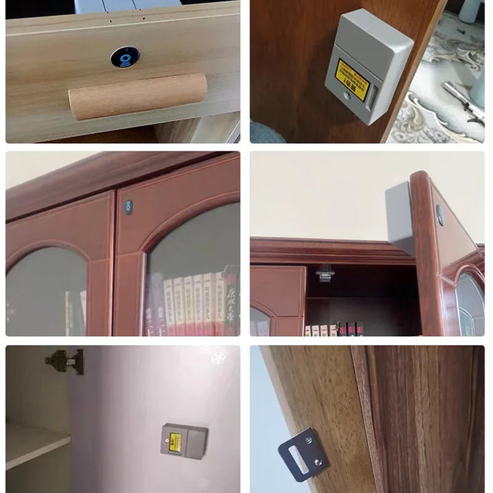 Lisslune | Electronic Cabinet Lock DIY for Wooden Drawer Cabinet