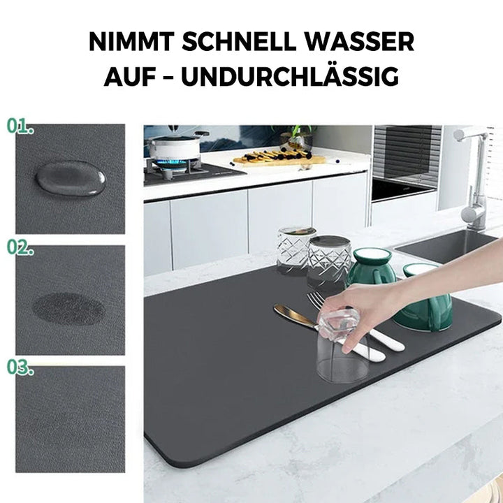 Lisslune | HydroGuard | Premium Kitchen Draining Mat