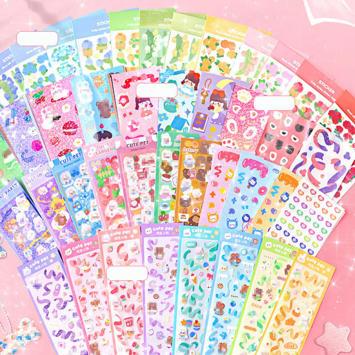 Lisslune | Goo Card Sticker Set - Children's Toy for Crafting Notebooks