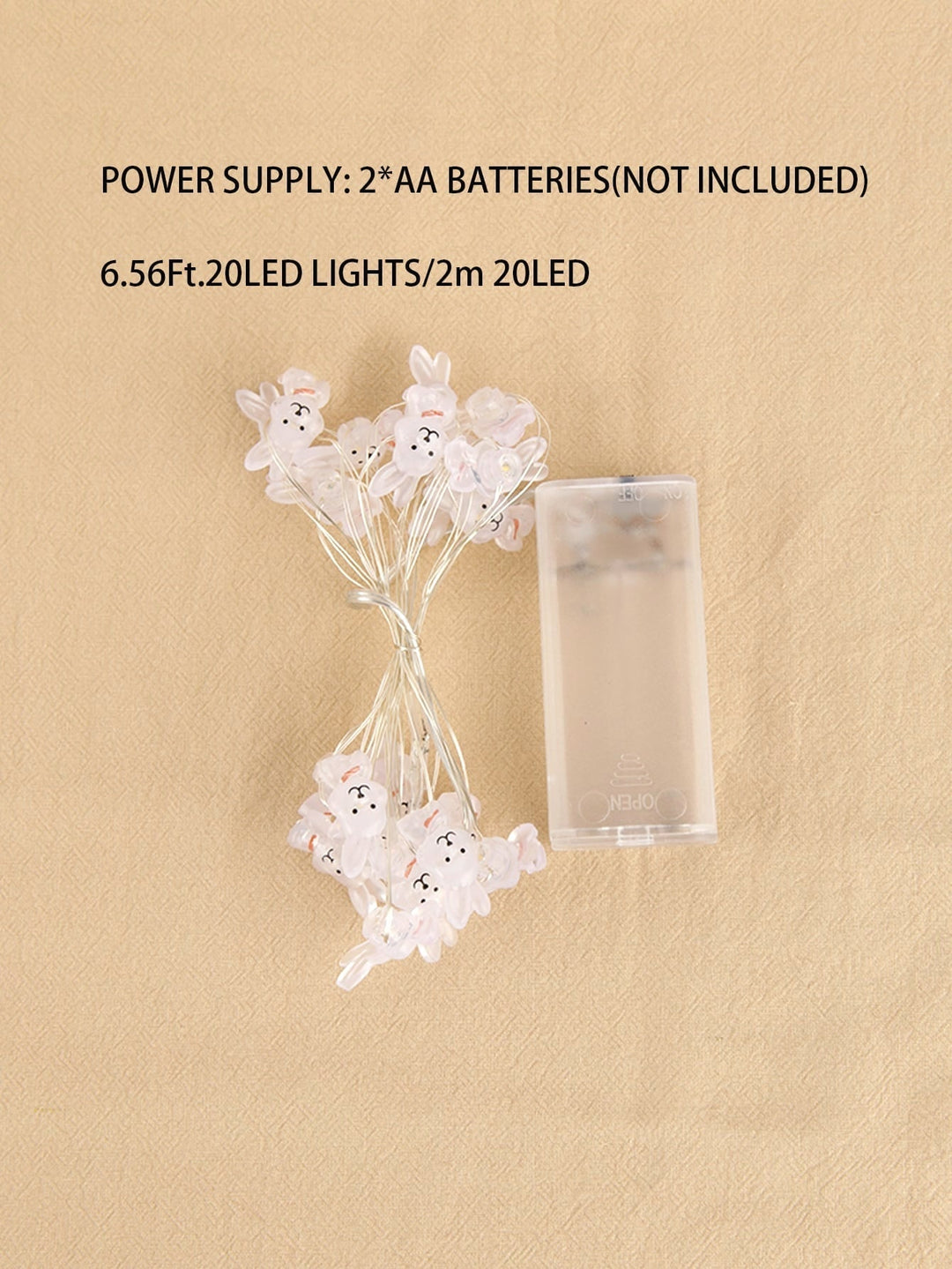 Lisslune | 20 LED 2M Rabbit Fairy Lights - Novelty Lighting