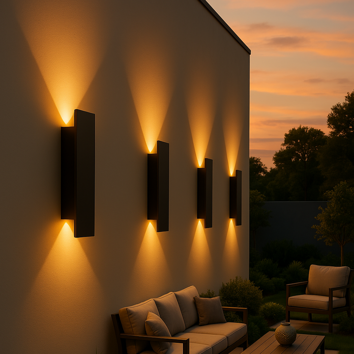 Lisslune | Streamline LED Outdoor Wall Light – Weatherproof IP65 – 4 Sizes Available