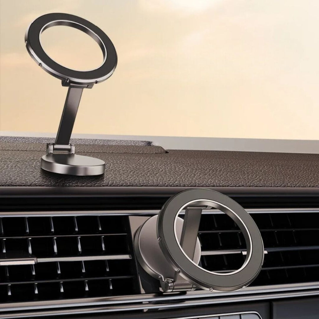 Lisslune | AutoGrip360 - 360° adjustable magnetic phone holder for cars
