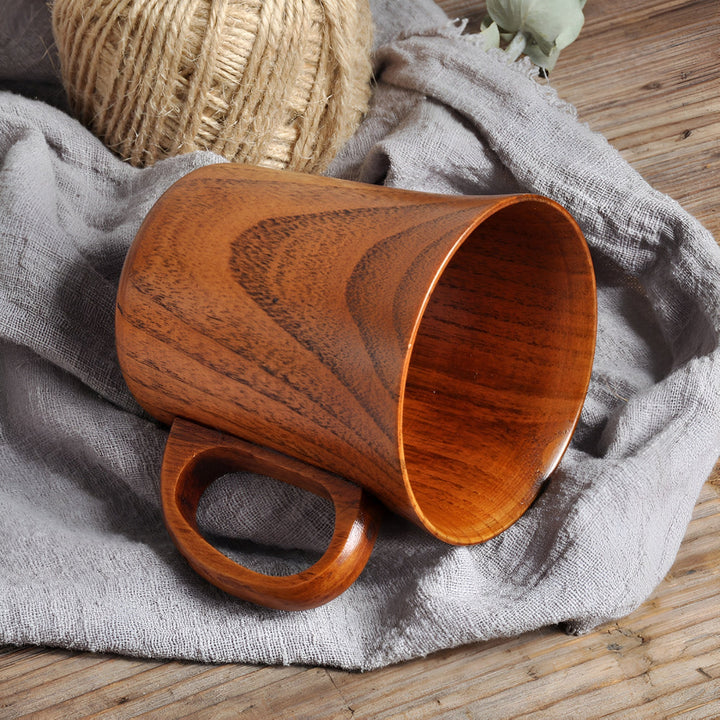 Lisslune | Rustic Japanese Style Wooden Mug