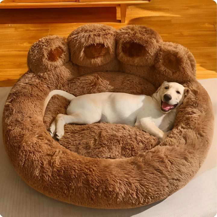 Lisslune | Furry Paw-Shaped Pet Bed